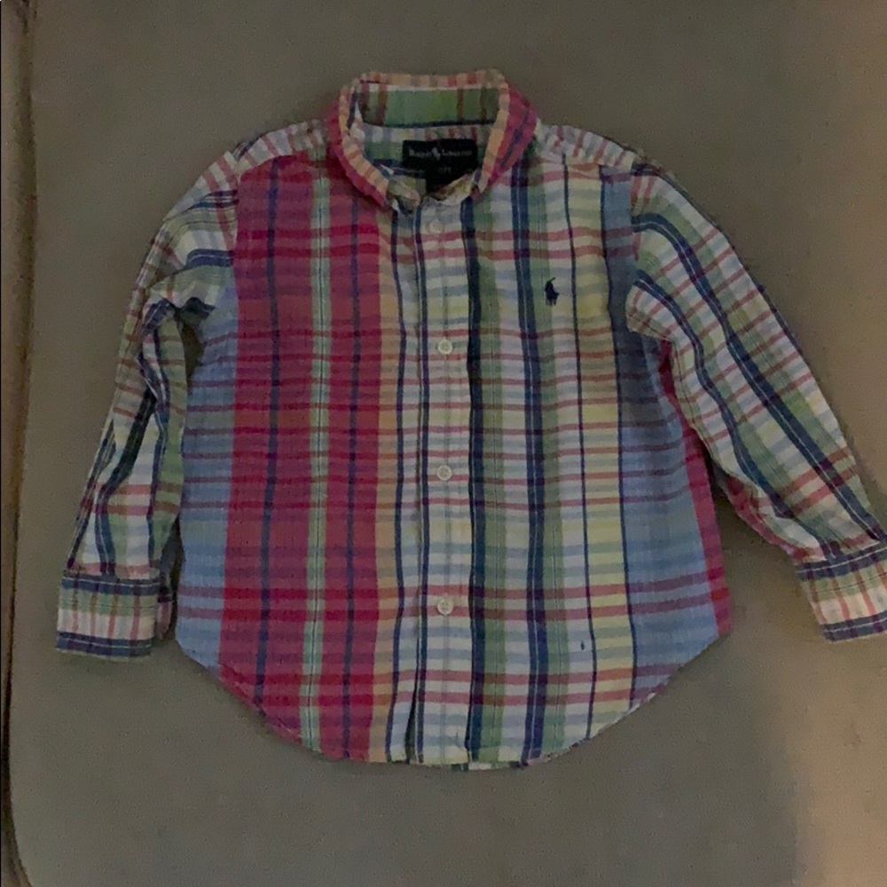 Boys Button Down Polo